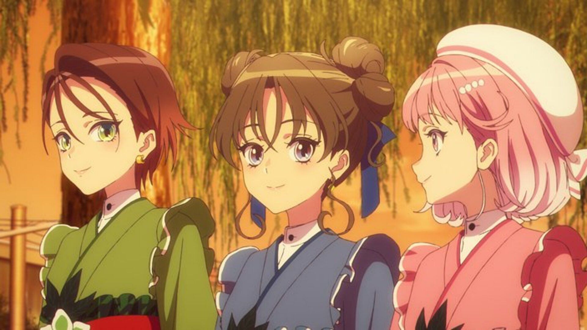 Kyoka, Mai, and Yuina (Image via Sunrise)